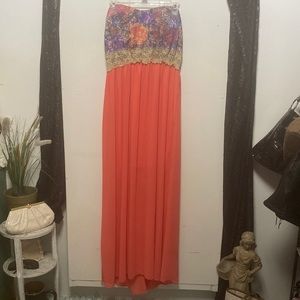 New Look Strapless Dress Sz 2X